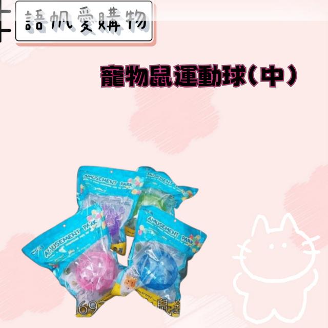 寵物鼠運動球(中)