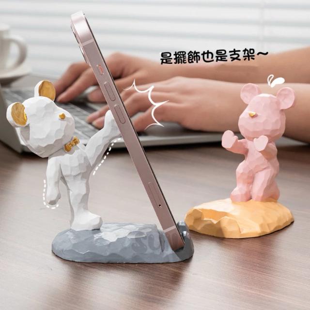 暴力熊手機支架