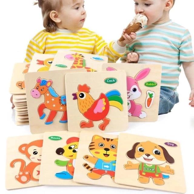 3D立體幼兒童玩具拼圖